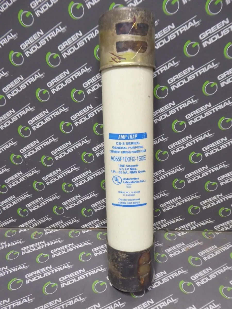 Gould Shawmut A055F1D0R0-150E Amp-Trap Current Limiting Fuse 150E Amps Used