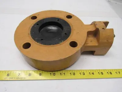 Dresser Nil-Cor 3-310-F-V-H-GN 3" Wafer Style Butterfly Valve W/O Handle