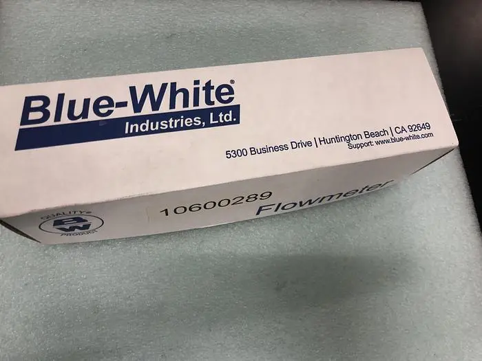 BLUE-WHITE FLOWMETER F-40500LN-8