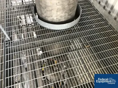 USED Atlas Industrial Manufacturing 2,122 Sq Ft Atlas Heat Exchanger, 316L S/S, 102/102#