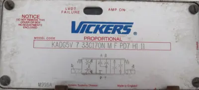 NEW VICKERS KADG5V-7-33C170N-M-F-PD7-H1-11 VALVE KADG5V733C170NMFPD7H111