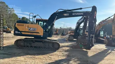 Used 2023 HYUNDAI HX160AL Crawler Excavators North Carolina US | National Equipment Dealers #1422295