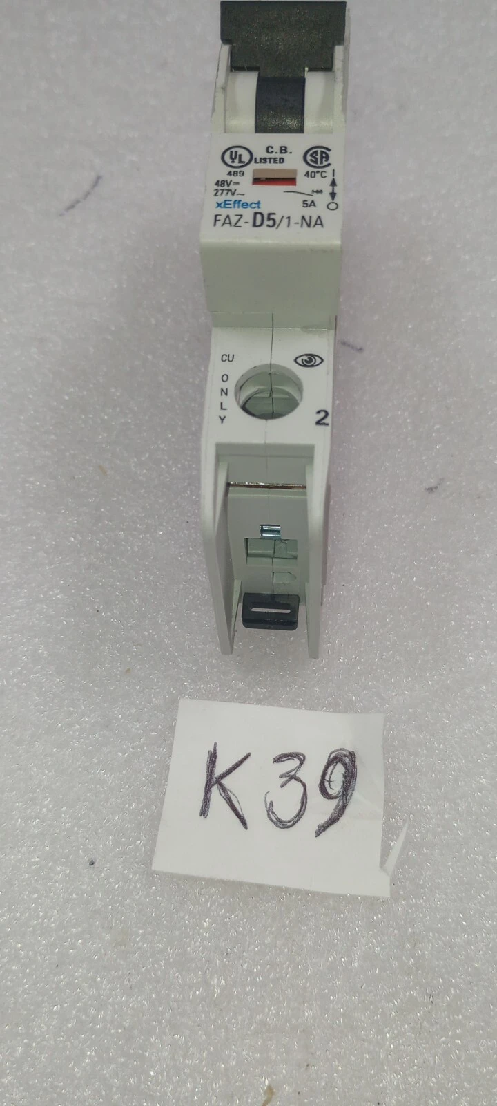 USED Eaton FAZ-D5/1-NA-SP