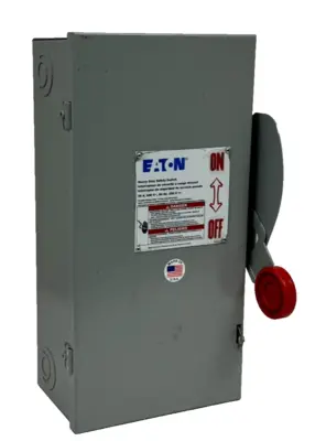NEW EATON CUTLER HAMMER DH361NGK HEAVY DUTY SAFETY SWITCH 30A 600V