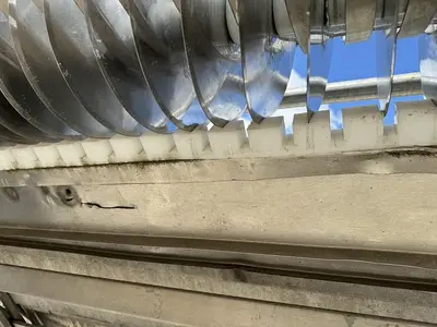 USED MAGNUSON ENGINEERING SHUFFLO FEEDER AND SLICER 54" WIDE