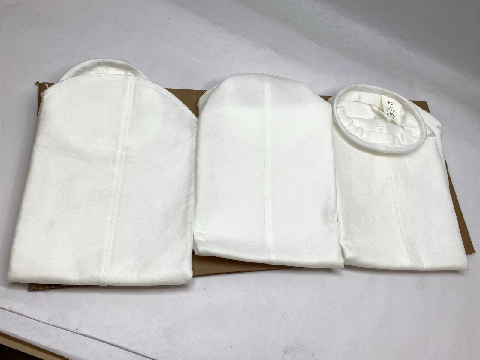 NEW PENTAIR 100 MICRON SIZE 2 POLYPROPYLENE FELT BAG FILTER 7"