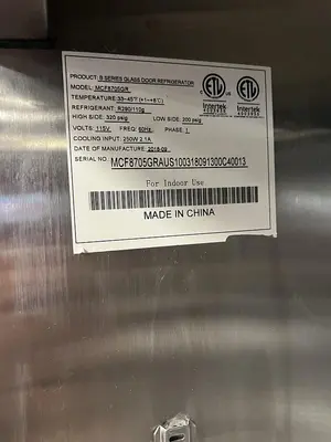 Used ATOSA MCF8705GR Display Refrigerators Florida US | BAM Discount Restaurant Equipment #1321448