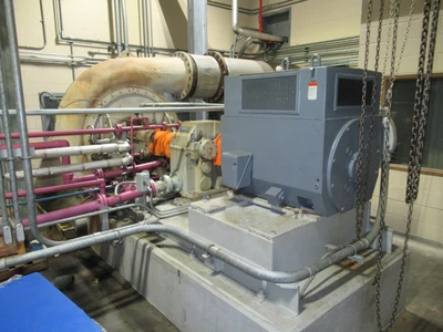 Allis Chalmer D20JR Centrifugal Vapor Compressor, 36k CFM