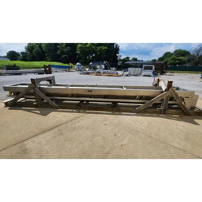 Used FEC 18"W X 21'-5"L Stainless Steel Vibrating Pan Spreader Feeder Conveyor