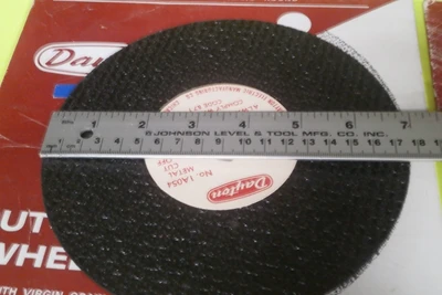 NEW DAYTON METAL CUT-OFF WHEEL 7" DIA. 7000 RPM