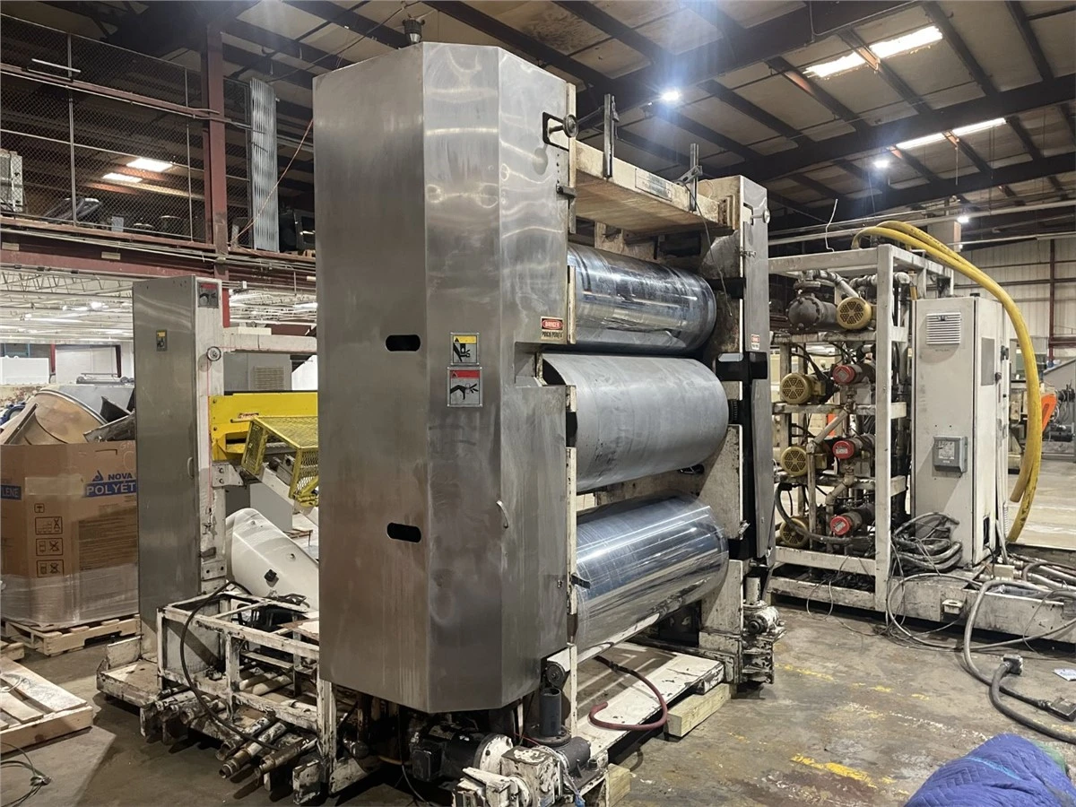 54" Wide Welex Sheet Stack, 18" x 24" x 24" Diameter Rolls