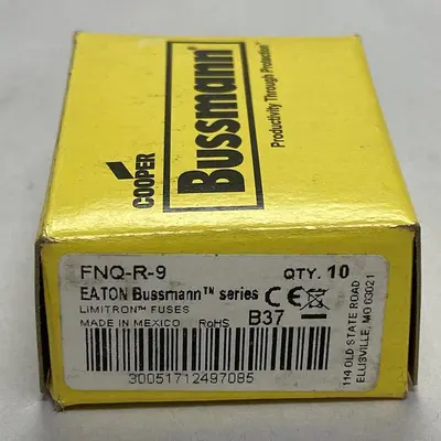 New | in-Stock COOPER BUSSMANN FNQ-R-9 Miscellaneous Equipment (Electrical & Power) | Surplus Asset Holdings #1194488