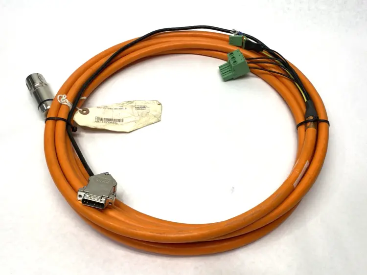 Used BOSCH REXROTH SERVO MOTOR HYBRID CABLE 5M RH2-025DBB-NN-005,0 Cable & Wire | Maverick Industrial Sales #1101417
