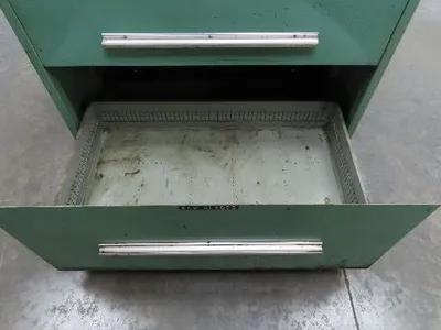 Nu-Era Modular Industrial Tool Storage Cabinet 4 Drawer 45x29x61" Stanley Vidmar