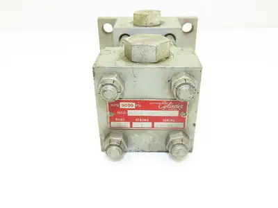 Milwaukee 151-31-24S-2 Hydraulic Cylinder 1.5" Bore 1" Stroke 3000psi Flange Mt