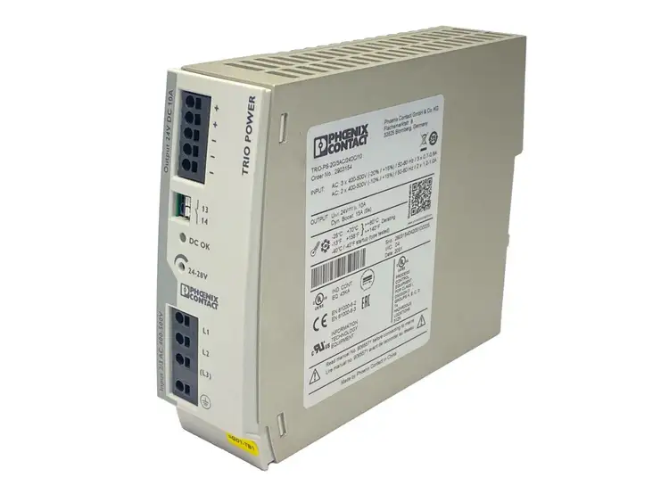Used Phoenix Contact Power Supply 10A 24VDC 2903154 DIN Rail Power Supplies Michigan US | Maverick Industrial Sales #1391741