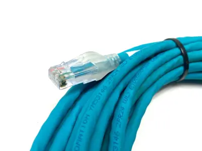 USED LUMBERG AUTOMATION DOUBLE ENDED ETHERNET CABLE 90004075