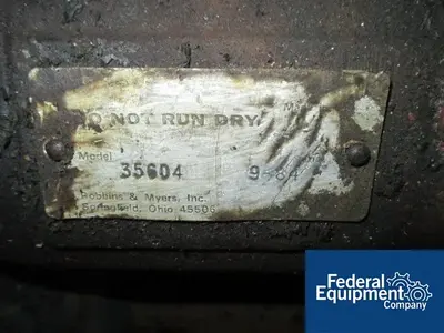 USED Robbins & Myers 2" X 1.5" ROBBINS AND MEYERS PUMP, S/S