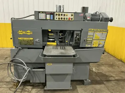 12" X 12" HYD-MECH MODEL #H-12A AUTOMATIC FEED HORIZONTAL SAW PLC-100 CONTROLS & NESTING: STOCK #23723