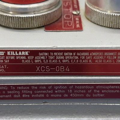 NEW Killark X-60,XCS-0B4