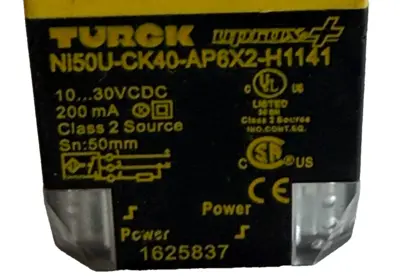 NEW TURCK NI25U-CK40-AP6X2-H1141 INDUCTIVE SENSOR NI25UCK40AP6X2H1141