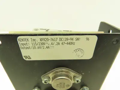 Xentek XPX20-7617 Power Supply 115/230V Input 10V 2.4A Output Fisher Scientific