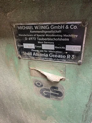 R931 | Weinig | Miscellaneous