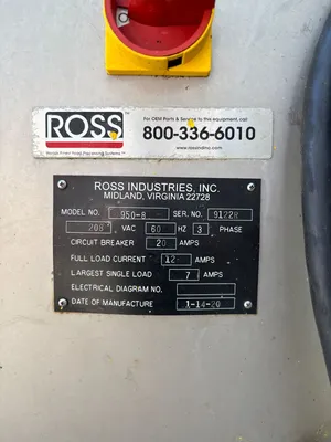 USED 2020 ROSS 950-8
