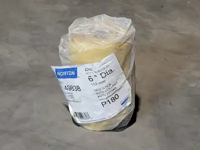 49838/49841 A290 6" Grit Aluminum Oxide PSA Disc Roll 100pcs/rol (Box of 6)