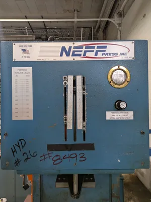 Used 1997 NEFF NEFF  PRESS C-Frame Presses Michigan US | Alma Machinery #1424504
