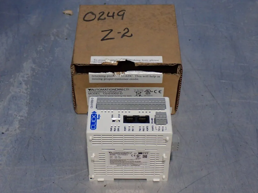 New | in-Stock AUTOMATION DIRECTO C001DD2D+ Programmable Logic Controllers Ohio US | HGR 24 #1069520