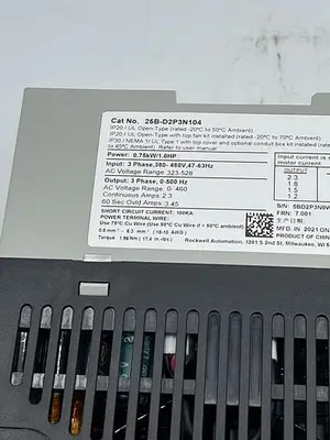 Used A-B ALLEN BRADLEY ALLEN BRADLEY 25B-D2P3N104 Variable Speed Drives | ND Industrial Surplus #1212250