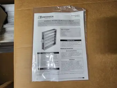 NEW 2021 GREENHECK ICD-44-40X24