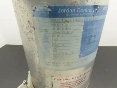 Jordan Controls SM1530A/5/400-6.5-S-FM-E-0-M-2-2 Rotary Actuator 5rpm 400 In-lb