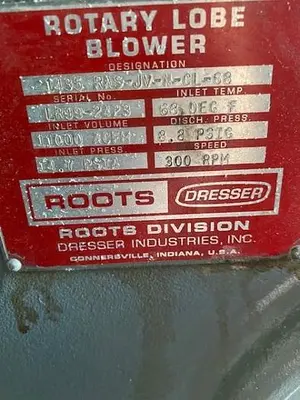 Roots 14×35 Rotary Lobe Blower REBUILT