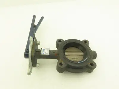 Nibco LD3022 3" Lug Butterfly Valve DN80 CF8M Stainless Disc 250psi w/Handle