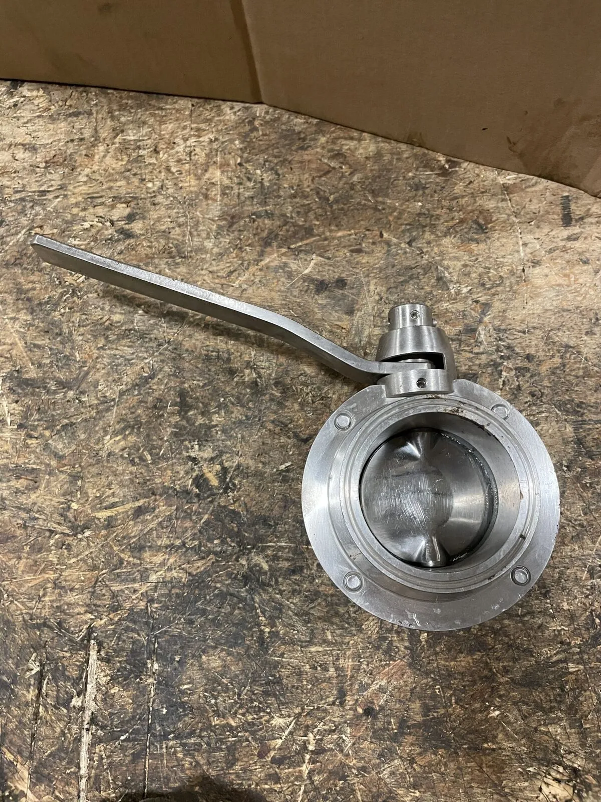 3” 316SS Manual Tri Clover Clamp Sanitary Butterfly Valve
