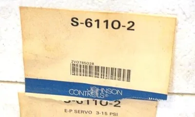 NEW JOHNSON CONTROLS S-6110-2 SERVO RELAY S61102