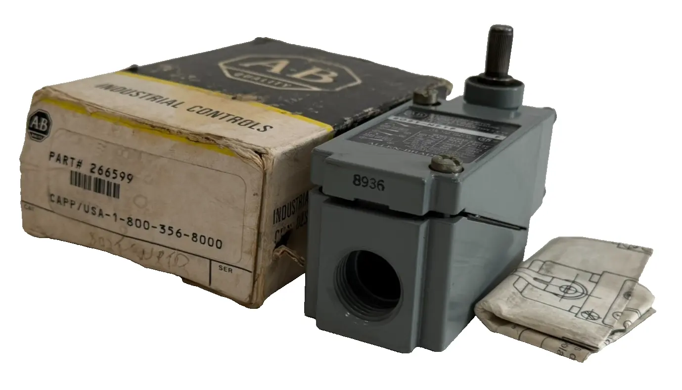 ALLEN BRADLEY 802T-NPTP LIMIT SWITCH SER. F 802TNPTP NEW, SURPLUS