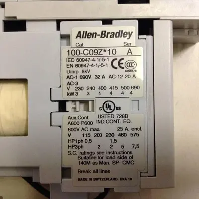 USED ALLEN BRADLEY 190S-ANDJ2-CB16C SER B