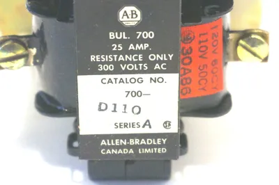 NEW ALLEN BRADLEY 700-D110A1 RELAY 700D110A1