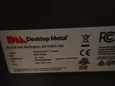 Used DESKTOP METAL BMDPF0002/BMDPP0006 3D printer, FDM/FFF Ohio US | HGR 24 #729686