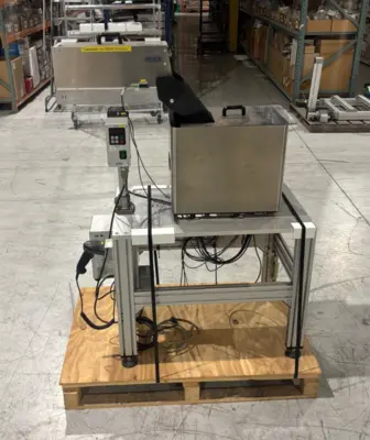 USED WEBER VIBRATORY STEP FEEDER SYSTEM MFS168 SOR 3, C30S1M CONTROLLER