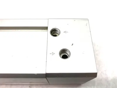 USED SMC NON-LUBE DOUBLE POWER CYLINDER 63MM BORE 100MM STROKE