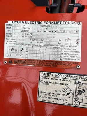USED 2010 TOYOTA 7FBEU15