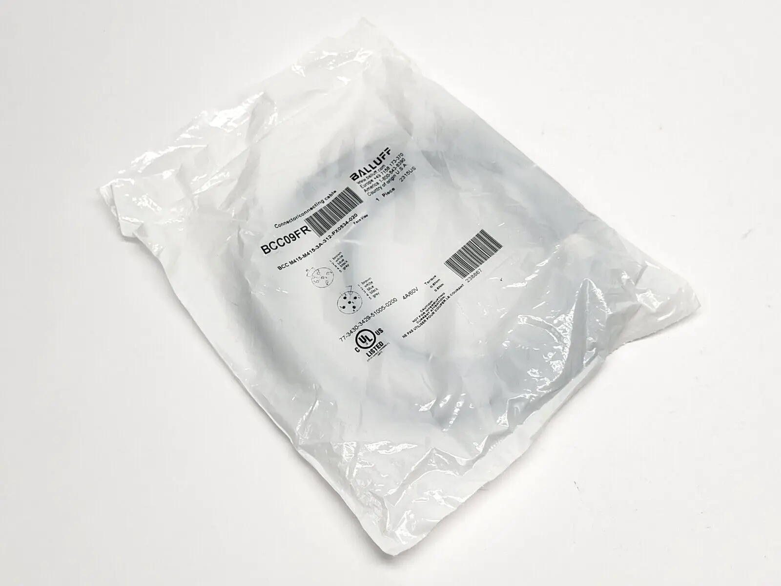 NEW BALLUFF BCC M415-M415-3A-312-PX0534-020, BCC09FR
