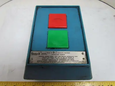 Start/Stop Pushbutton Enclosure Box Jog/Run Selector Switch 7-3/4"x4"