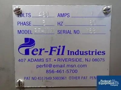 USED PER-FIL Per-Fil Powder Filler, Model PF-11W