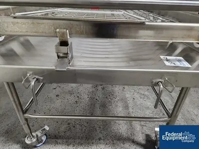 Unknown Stainless Steel Cart, with Roller Rack