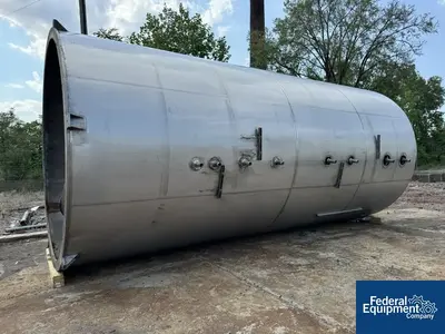 USED Stainless Fabrication 12,000 Gal Stainless Fabrication Storage Tank, 304 S/S